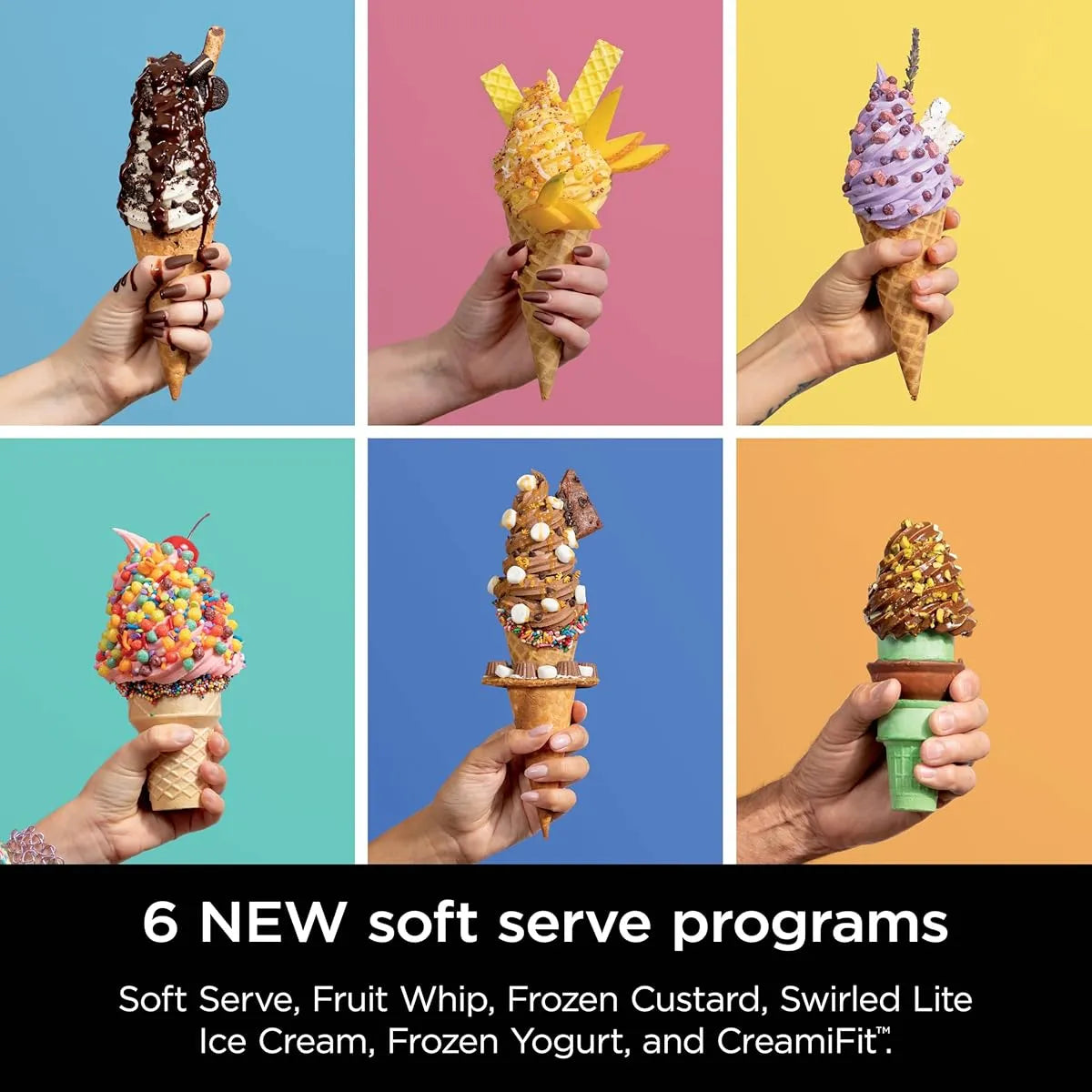 Ninja® CREAMi® Swirl 13-in-1 Soft Serve Ice Cream Machine