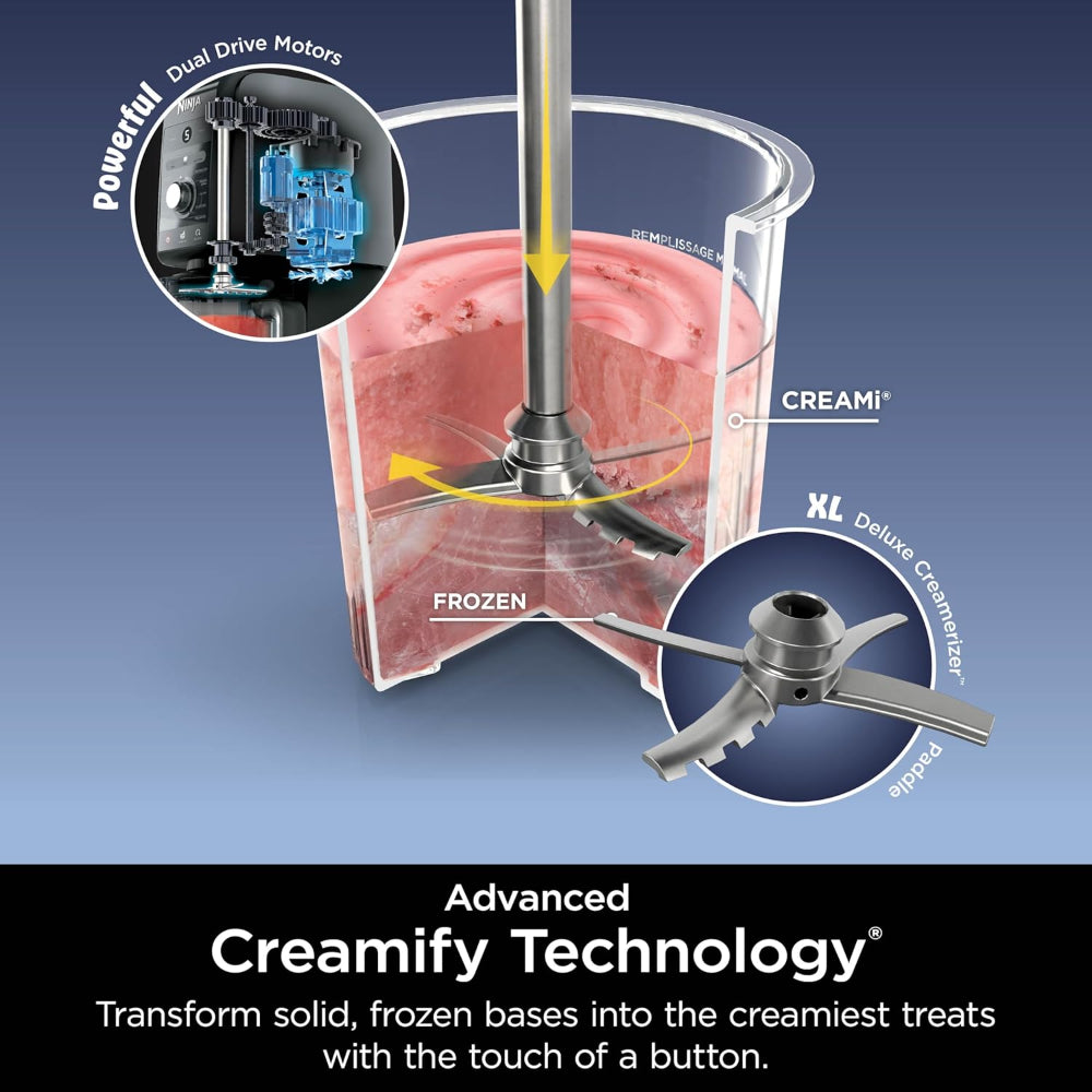 Ninja® CREAMi® Deluxe 11-in-1 Ice Cream and Frozen Treat Maker