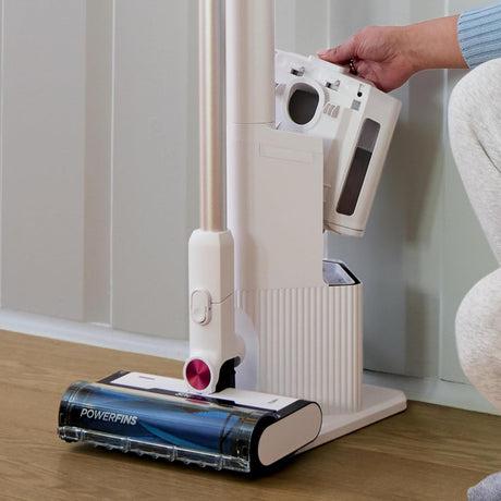 Aspiradora de escoba inalámbrica Shark con sistema autovaciante (BU3120LAA)_006