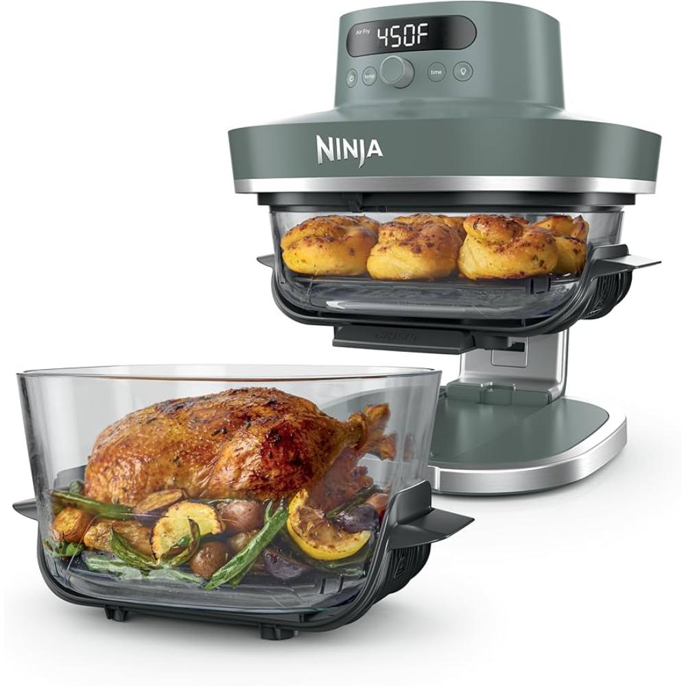 Ninja Crispi Pro Glass Air Fryer in Ash Grey