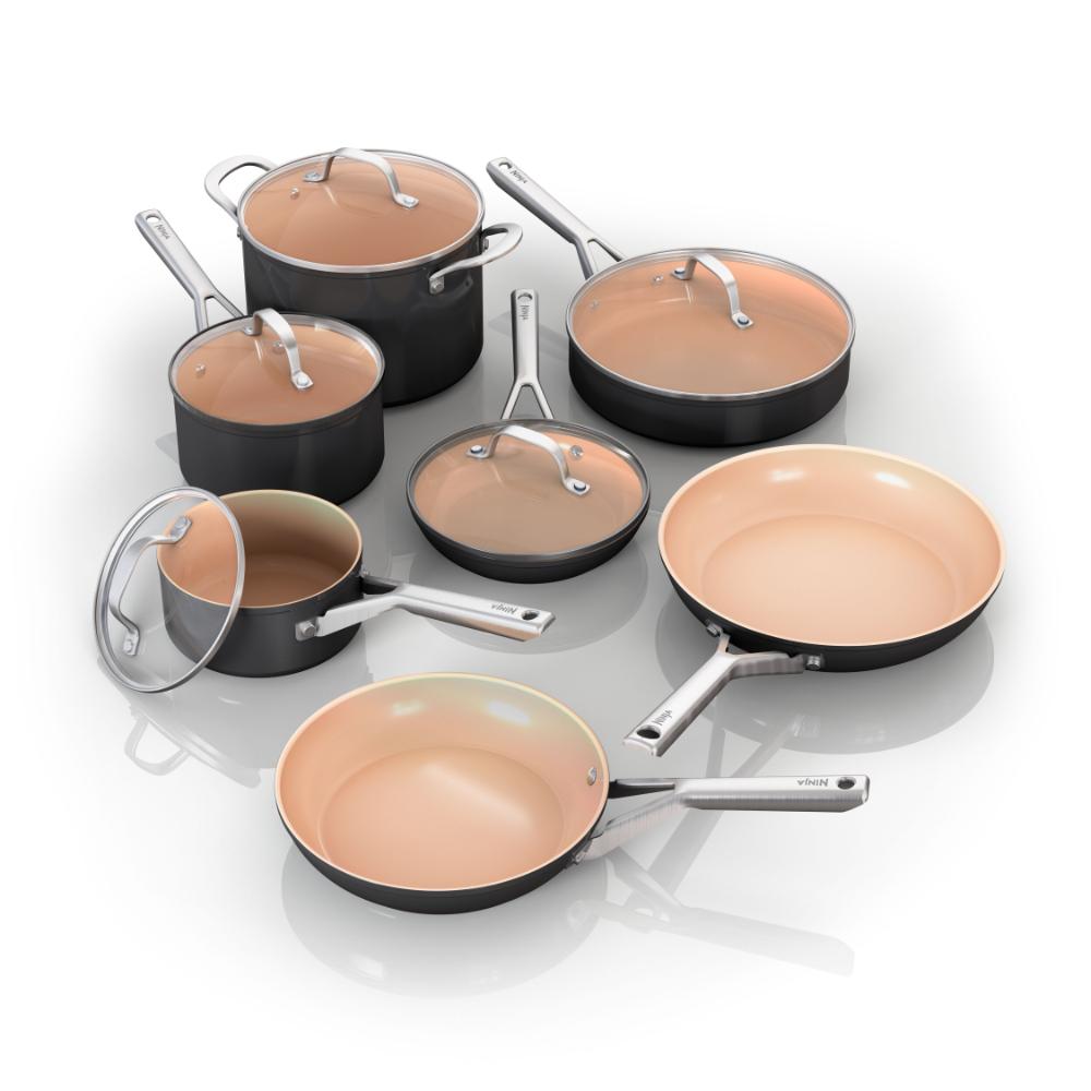 Ninja Extended Life Essential Ceramic Cookware Set - Shark Ninja