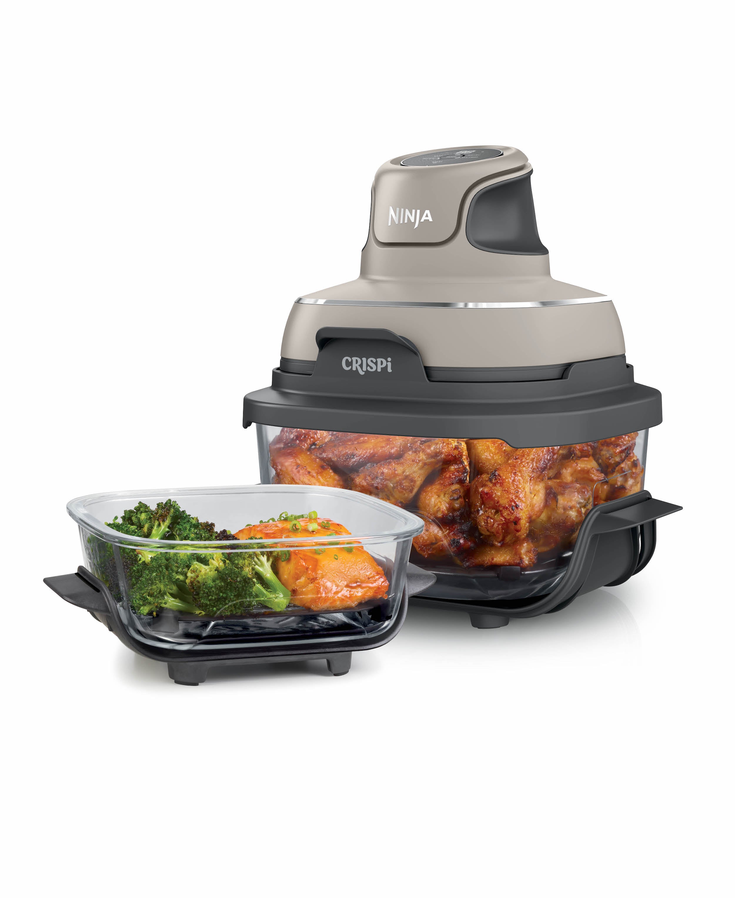 Freidora de Aire de Vidrio Portátil Ninja Crispi 4-en-1 (4 Qt + 6