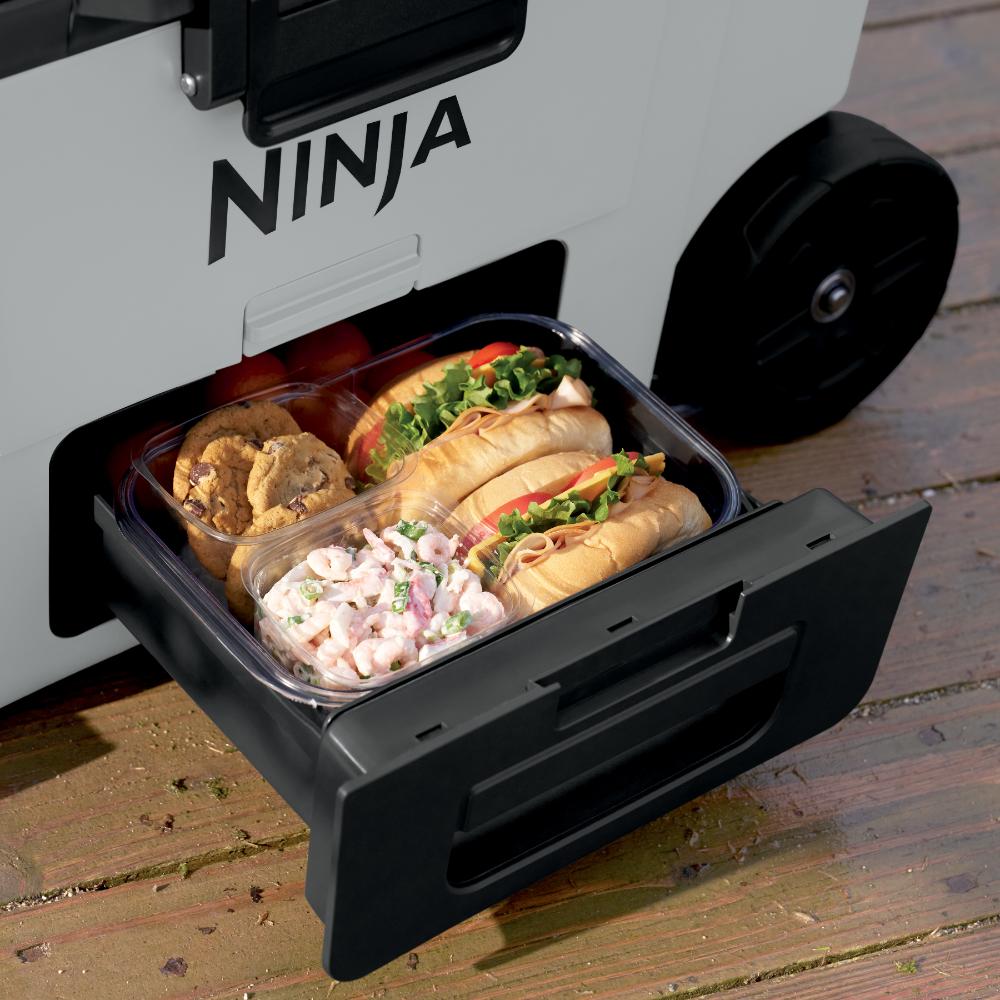Ninja FrostVault™ 45qt Wheeled Cooler with Dry Zone (Cloud White