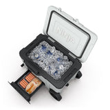 Ninja FrostVault™ 45qt Wheeled Cooler with Dry Zone (Cloud White)