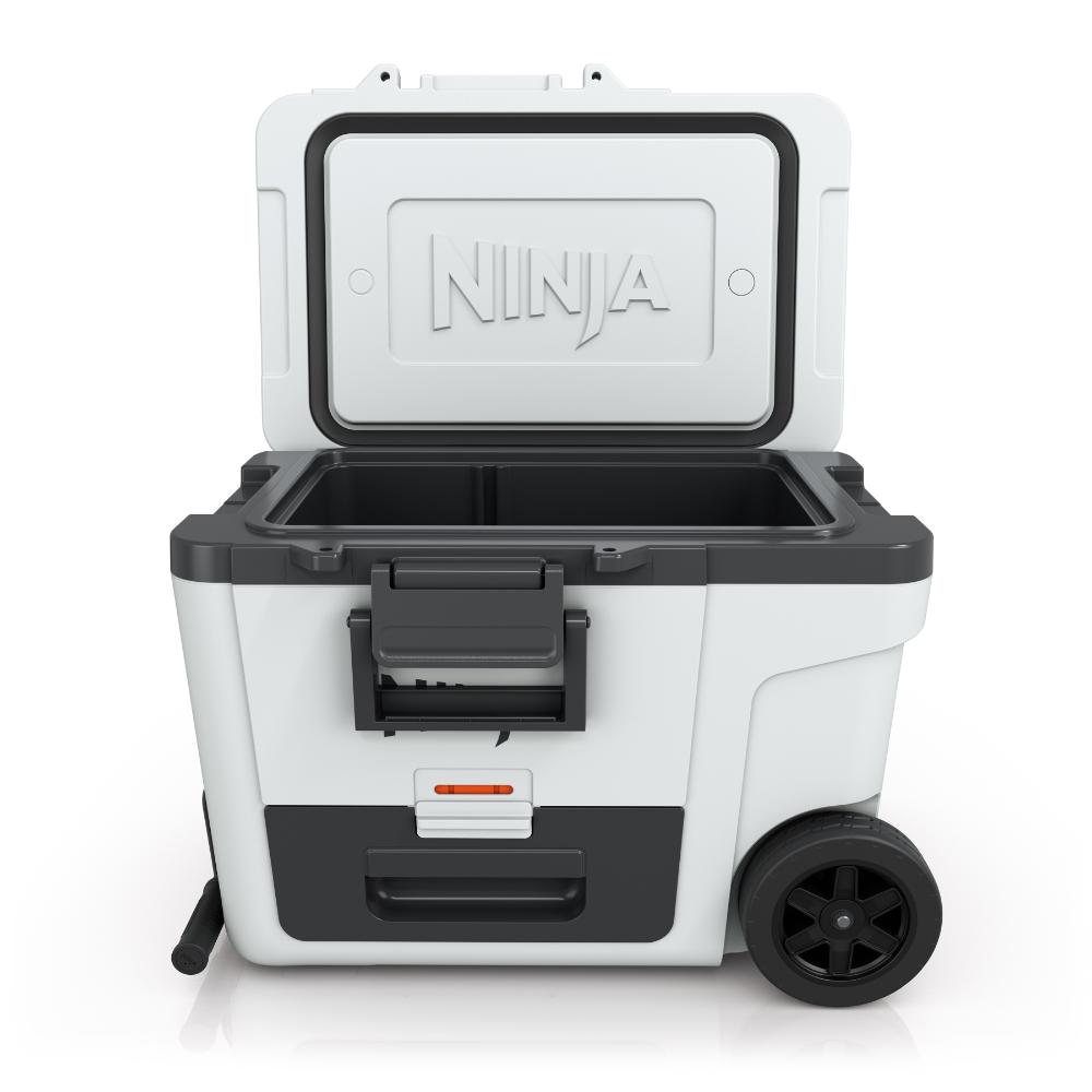 cham Ninja FrostVault™ 45qt Wheeled Cooler with Dry Zone (Cloud White