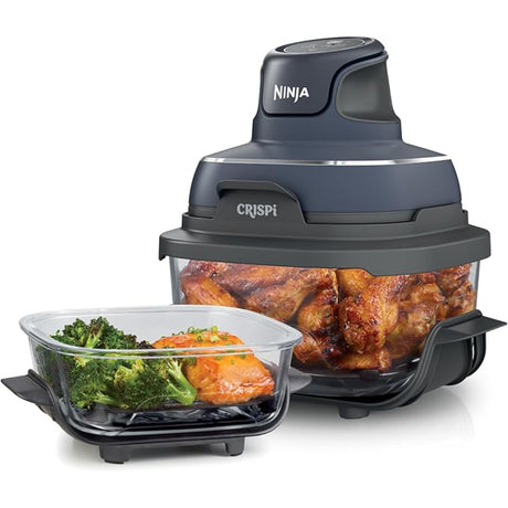 Ninja Crispi 4-in-1 Portable Glass Air Fryer Cooking System_