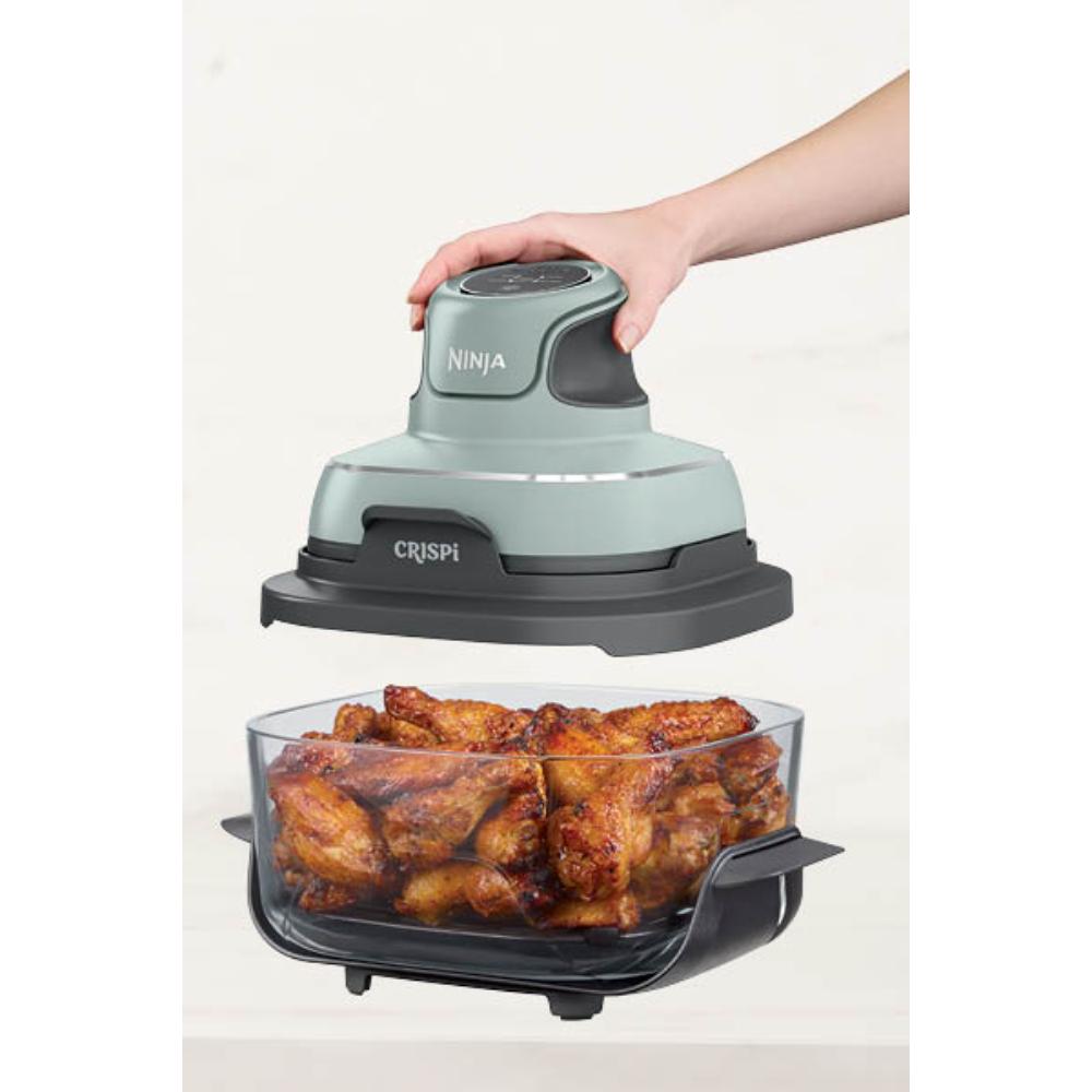 Ninja Crispi 4-in-1 Portable Glass Air Fryer Cooking System GREY FN101LAAGY