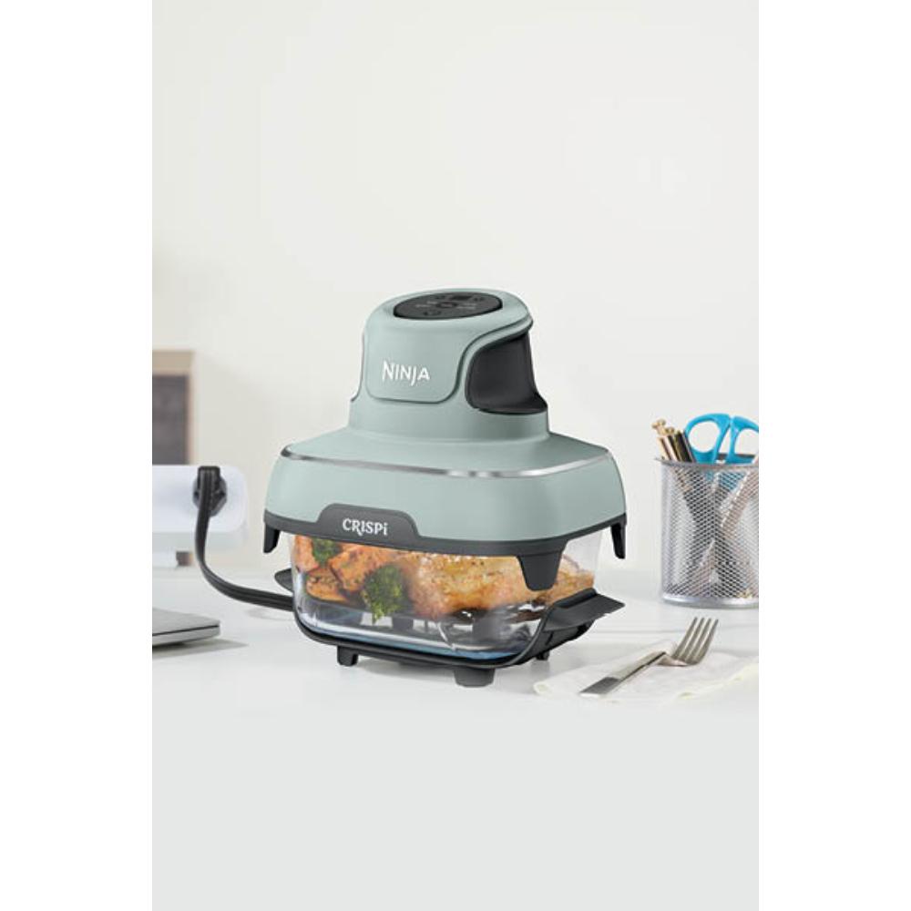 Ninja Crispi 4-in-1 Portable Glass Air Fryer Cooking System GREY FN101LAAGY